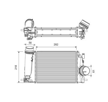 chladič turba VALEO 818293