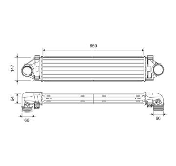 Chladič turba VALEO 818296