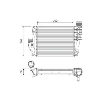 Chladič turba VALEO 818304