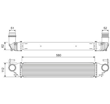 Chladič turba VALEO 818312