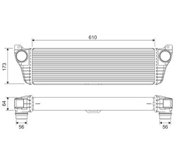 Chladič turba VALEO 818322