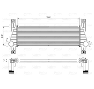 Chladič turba VALEO 818352