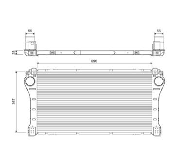 chladič turba VALEO 818364