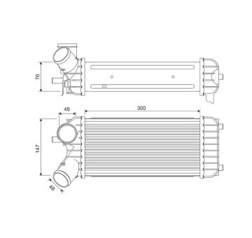 chladič turba VALEO 818365