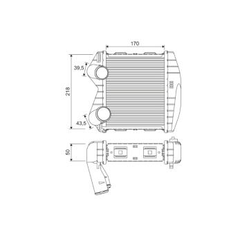 chladič turba VALEO 818366