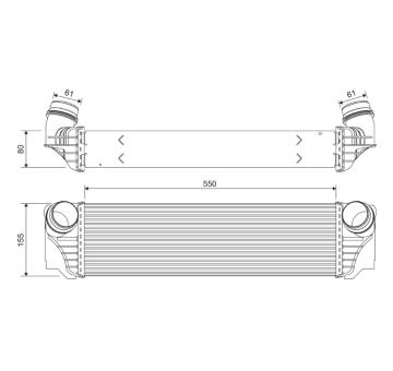 Chladič turba VALEO 818367