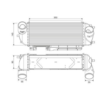 chladič turba VALEO 818368