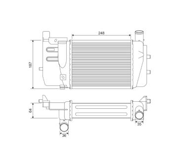 chladič turba VALEO 818369