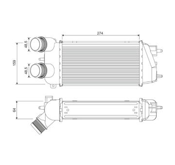 chladič turba VALEO 818371