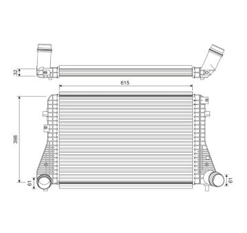 chladič turba VALEO 818372