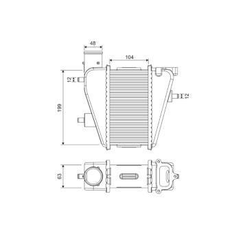 chladič turba VALEO 818373