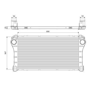 Chladič turba VALEO 818375