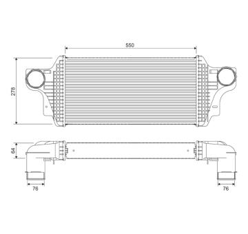 chladič turba VALEO 818377