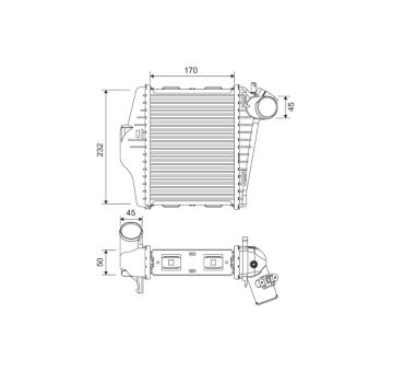 Chladič turba VALEO 818378