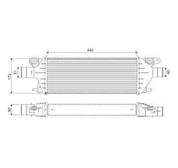 Chladič turba VALEO 818379