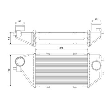 Chladič turba VALEO 818381