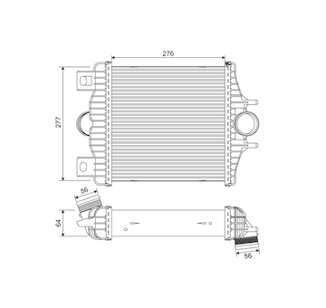 Chladič turba VALEO 818384