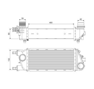 Chladič turba VALEO 818388