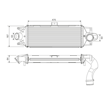 chladič turba VALEO 818390