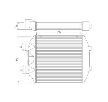 chladič turba VALEO 818393