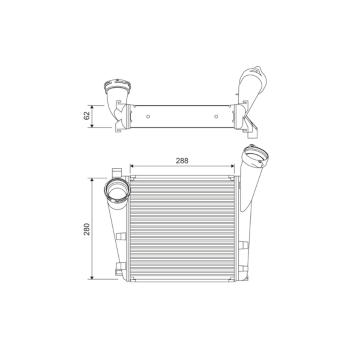 chladič turba VALEO 818394