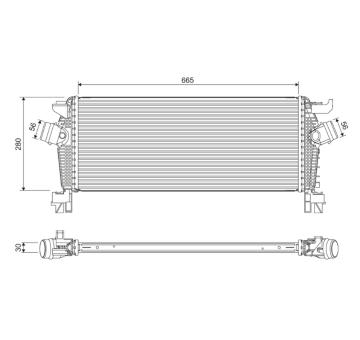 Chladič turba VALEO 818396