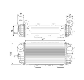 Chladič turba VALEO 818538