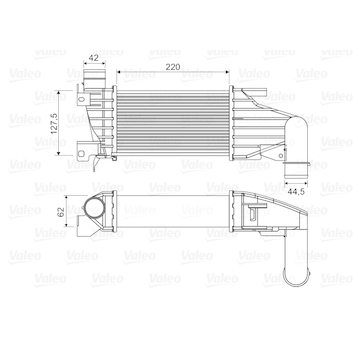 chladič turba VALEO 818555