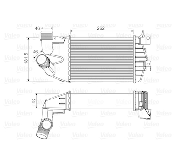 chladič turba VALEO 818556