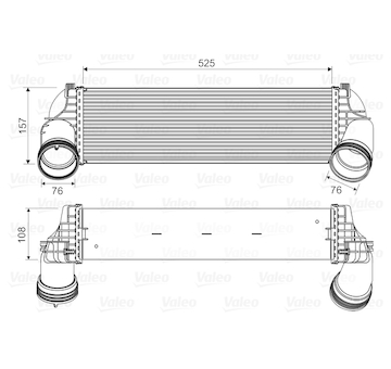 chladič turba VALEO 818562