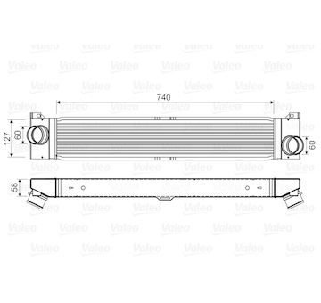 Chladič turba VALEO 818569