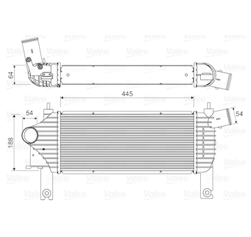 Chladič turba VALEO 818608