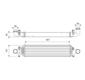 Chladič turba VALEO 818624