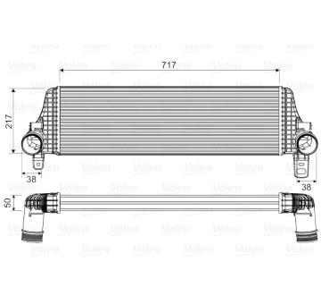 Chladič plniaceho vzduchu VALEO 818659