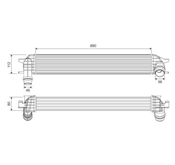 Chladič turba VALEO 818696