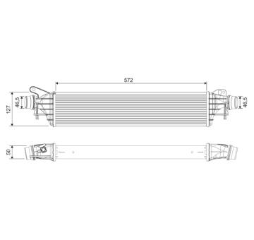 Chladič turba VALEO 818697