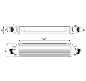 Chladič turba VALEO 818700