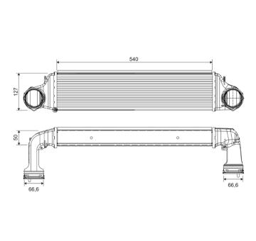 Chladič turba VALEO 818715