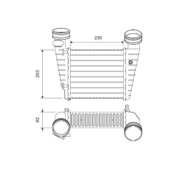 Chladič turba VALEO 818720