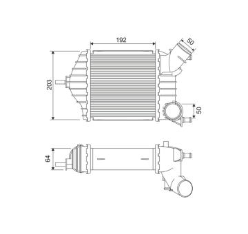 Chladič turba VALEO 818725