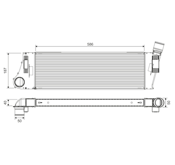 chladič turba VALEO 818727