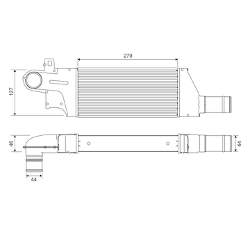 chladič turba VALEO 818728