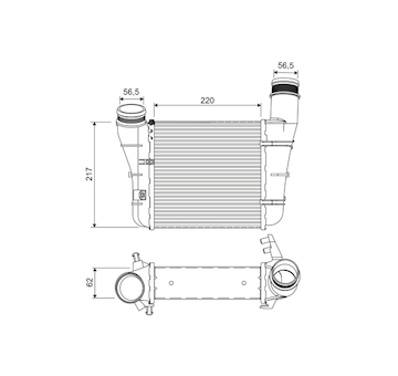 Chladič turba VALEO 818757