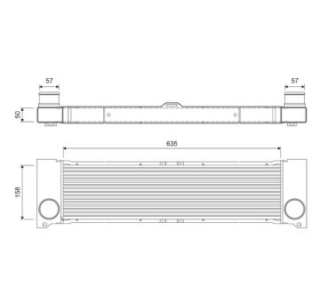 chladič turba VALEO 818807