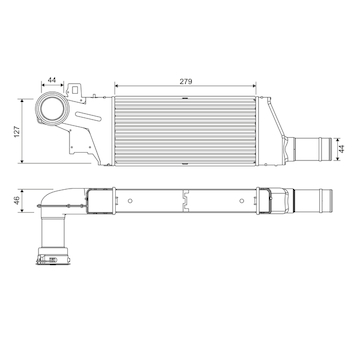 Chladič turba VALEO 818809