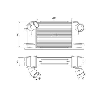 Chladič turba VALEO 818826