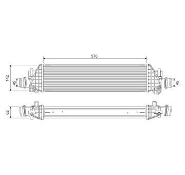 chladič turba VALEO 822904