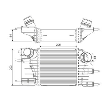 chladič turba VALEO 822908