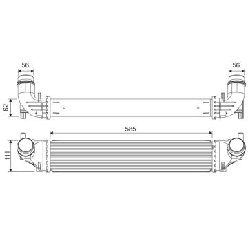 Chladič turba VALEO 822911