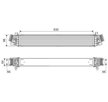 Chladič turba VALEO 822914